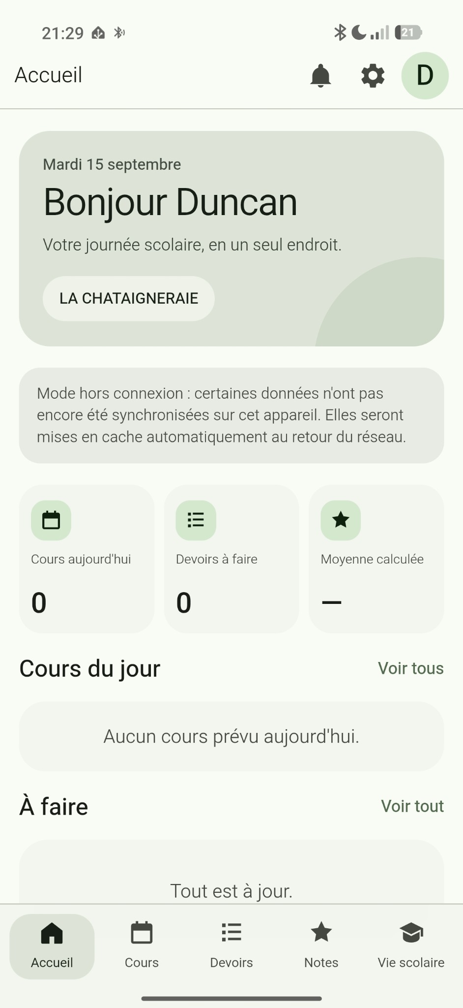 BlockDirect sur Android
